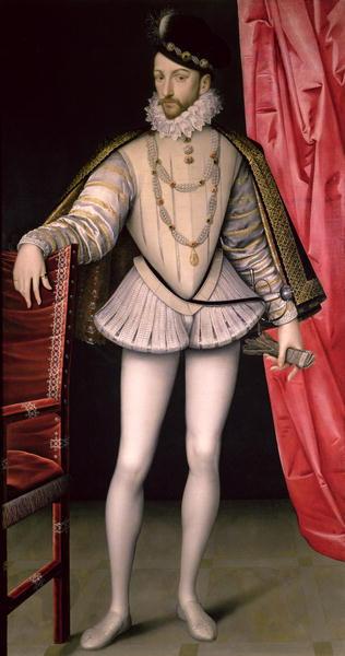 Francois Clouet Portrait of Charles IX of France oil painting image